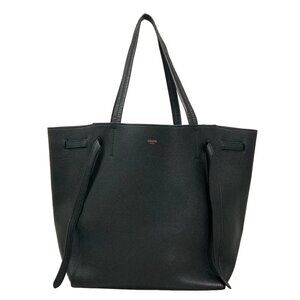 CELINE Cabas Phantom Small With Belt 189023TNI.38NO Black Calf Skin - Tote Bag